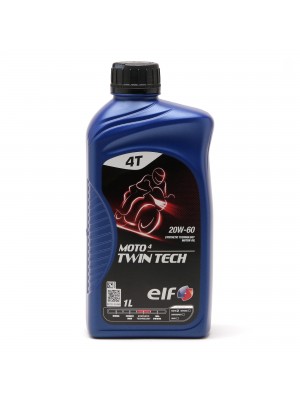 Elf Moto 4 Twin Tech 20W-60 4T Motorrad Motoröl 1l